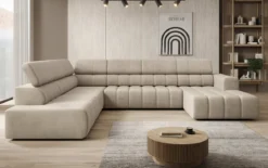 Designer Sofa Aurora Maxi mit elektrischer Sitzerweiterung