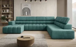 Designer Sofa Aurora Maxi mit elektrischer Sitzerweiterung