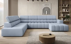 Designer Sofa Aurora Maxi mit elektrischer Sitzerweiterung