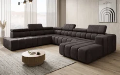 Designer Sofa Aurora Maxi mit elektrischer Sitzerweiterung