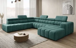 Designer Sofa Aurora Maxi mit elektrischer Sitzerweiterung