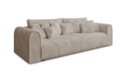 Designer Sofa Big Buddy 3 Sitzer mit Schlaffunktion und Stauraum in Breitcord