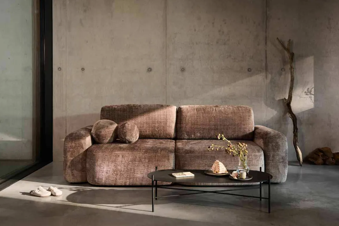 Designer Sofa Bold mit Schlaffunktion und Bettkasten