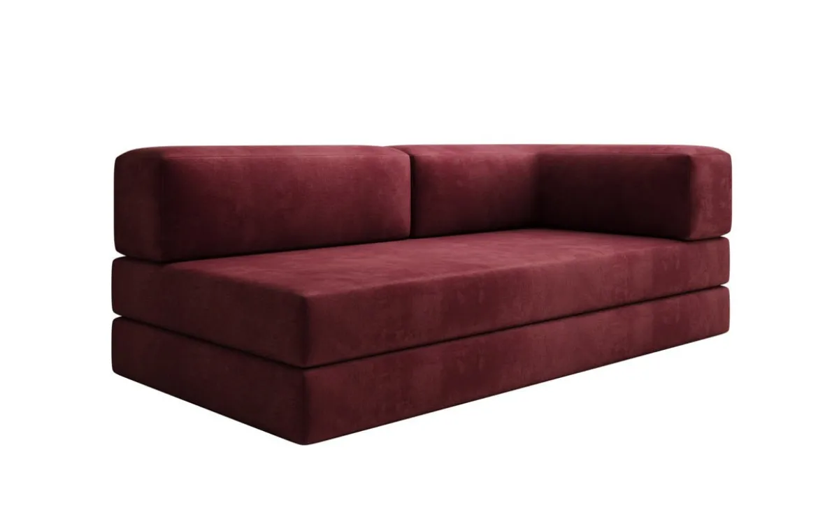 Designer Sofa/Chaise Longue Lazy in Samt