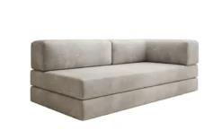 Designer Sofa/Chaise Longue Lazy in Samt