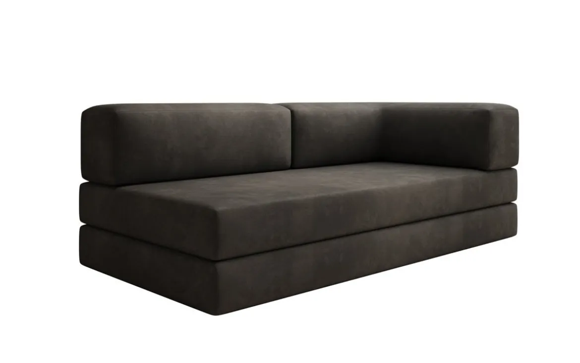 Designer Sofa/Chaise Longue Lazy in Samt