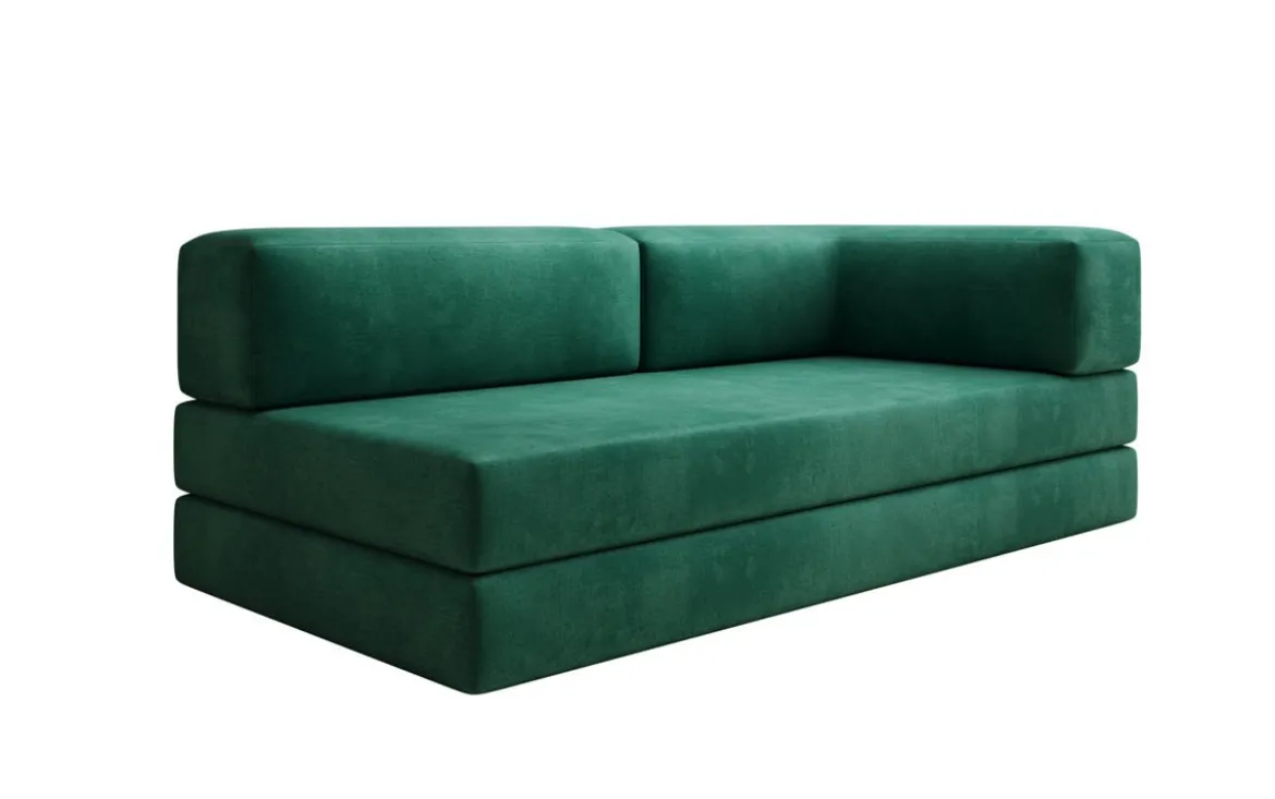Designer Sofa/Chaise Longue Lazy in Samt
