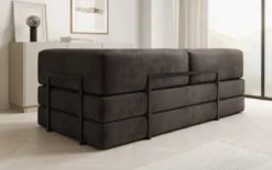 Designer Sofa/Chaise Longue Lazy in Samt