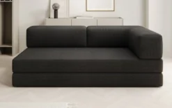 Designer Sofa/Chaise Longue Lazy in Bouclé