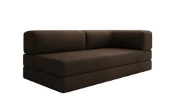 Designer Sofa/Chaise Longue Lazy in Bouclé