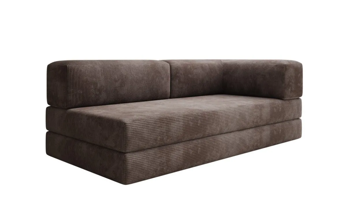 Designer Sofa/Chaise Longue Lazy in Cord