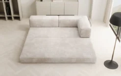 Designer Sofa/Chaise Longue Lazy in Cord