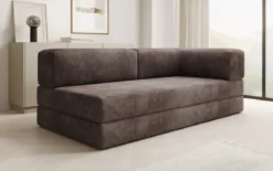 Designer Sofa/Chaise Longue Lazy in Cord