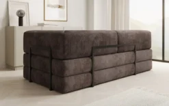 Designer Sofa/Chaise Longue Lazy in Cord