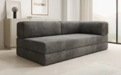 Designer Sofa/Chaise Longue Lazy in Cord