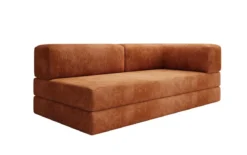 Designer Sofa/Chaise Longue Lazy in Cord