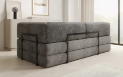 Designer Sofa/Chaise Longue Lazy in Cord