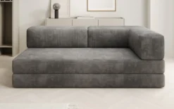 Designer Sofa/Chaise Longue Lazy in Cord