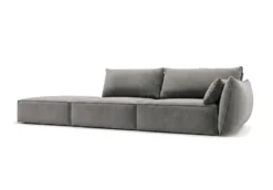 Designer Sofa Chaise Longue Nuvola in Samt