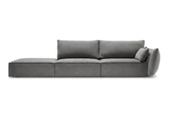 Designer Sofa Chaise Longue Nuvola in Samt