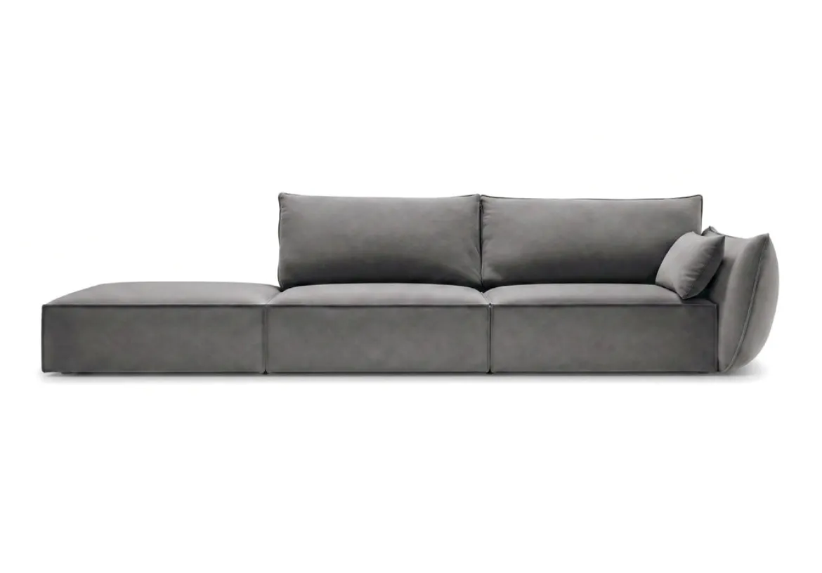 Designer Sofa Chaise Longue Nuvola in Samt