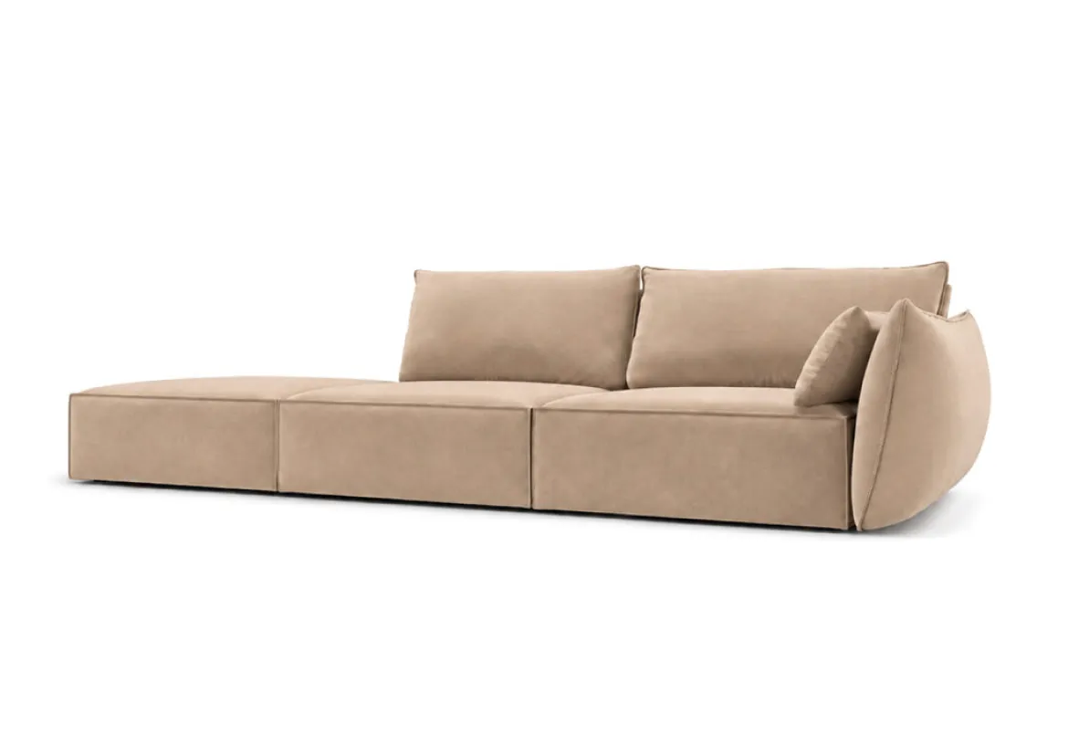 Designer Sofa Chaise Longue Nuvola in Samt