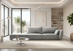 Designer Sofa Chaise Longue Nuvola in Samt