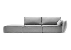 Designer Sofa Chaise Longue Nuvola in Samt