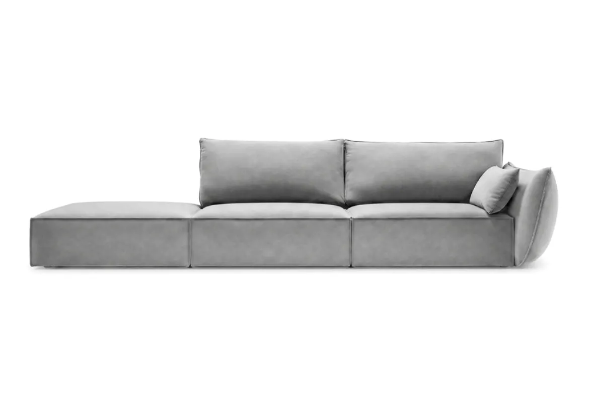 Designer Sofa Chaise Longue Nuvola in Samt