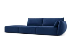 Designer Sofa Chaise Longue Nuvola in Samt