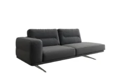 Designer Sofa-Chaiselongue Torino in Bouclé