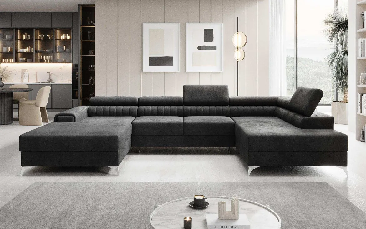 Designer Sofa Collina mit Schlaf- und Klappfunktion