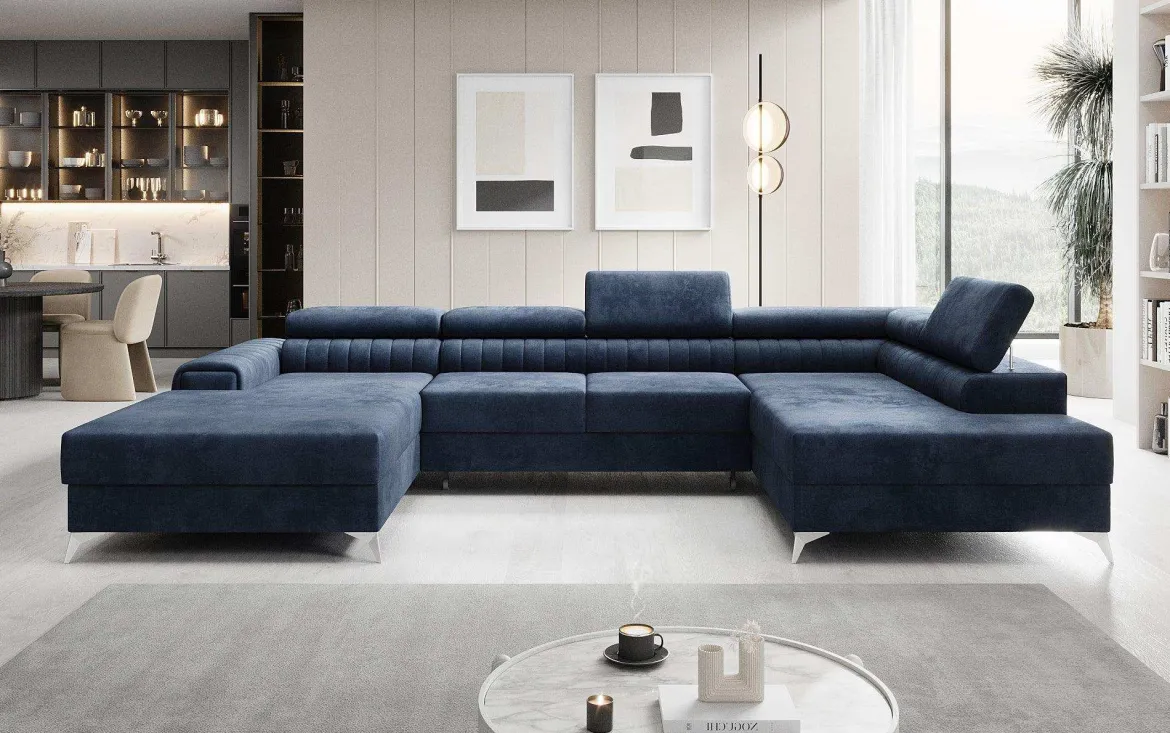 Designer Sofa Collina mit Schlaf- und Klappfunktion