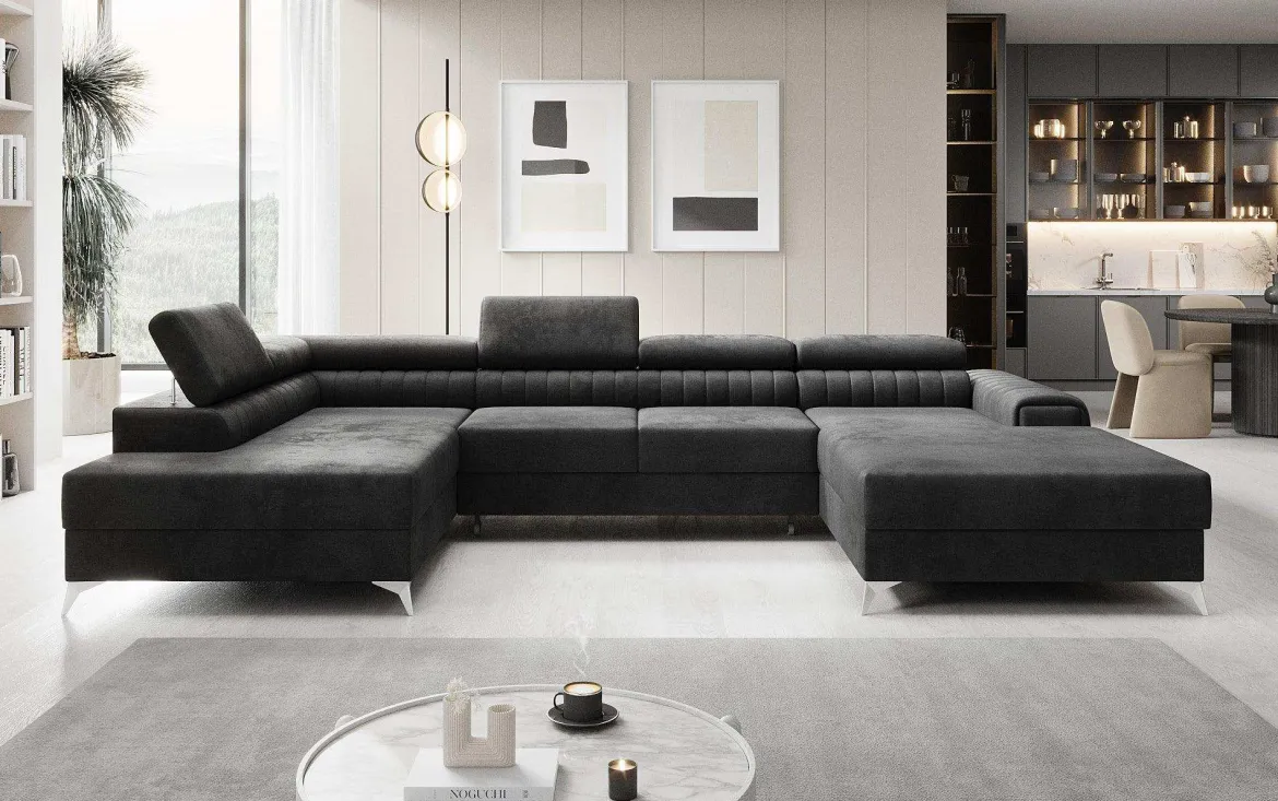 Designer Sofa Collina mit Schlaf- und Klappfunktion