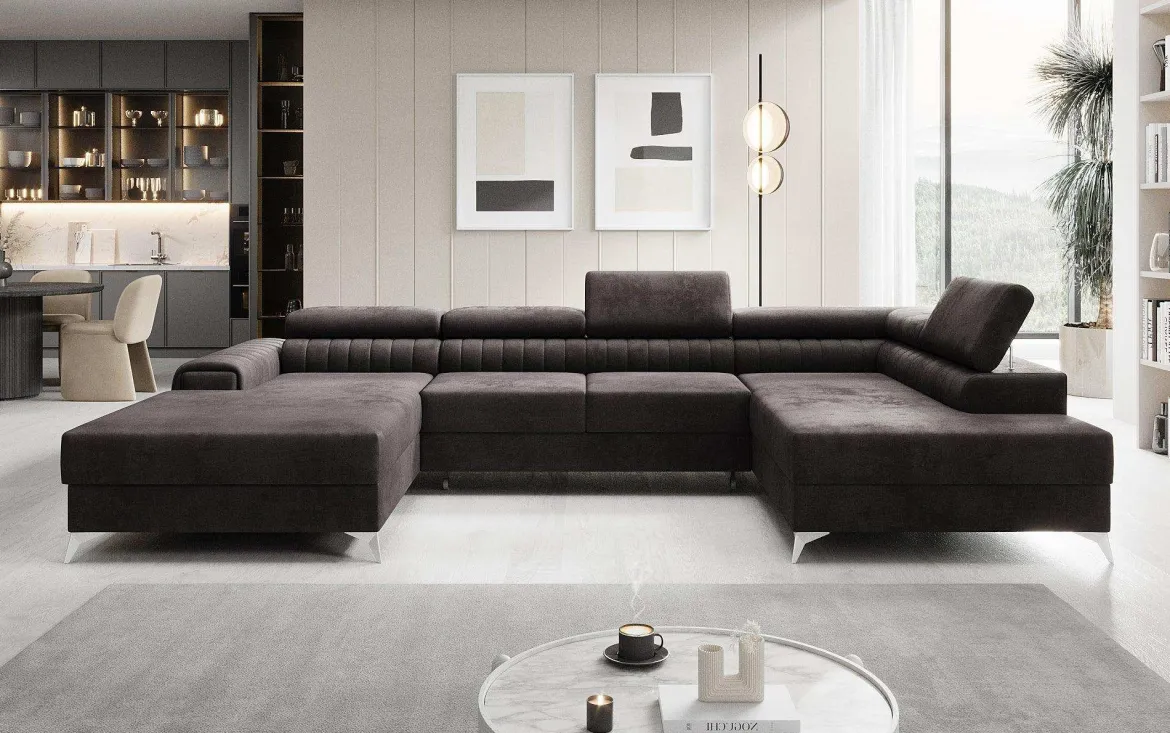 Designer Sofa Collina mit Schlaf- und Klappfunktion