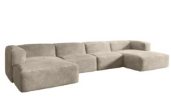 Designer Sofa Comfy U in Cord