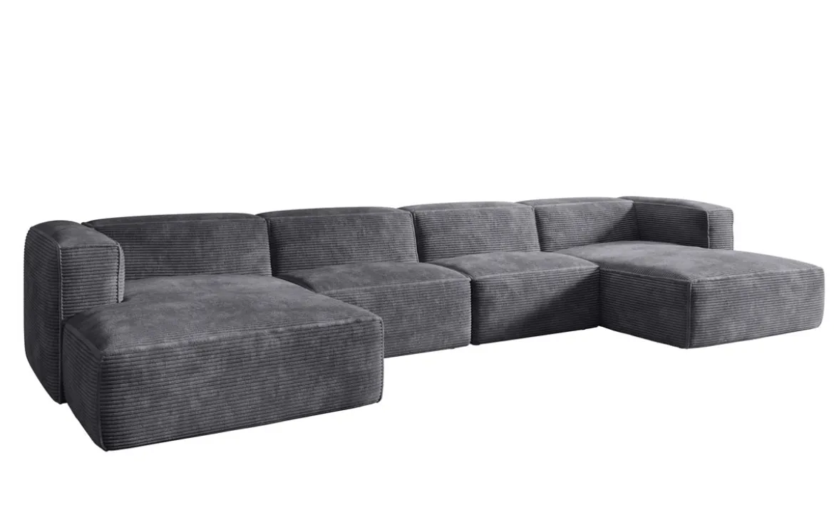 Designer Sofa Comfy U in Cord