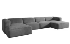 Designer Sofa Comfy U in Samt