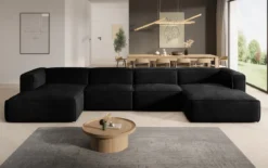 Designer Sofa Comfy U in Samt