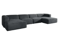 Designer Sofa Comfy U in Samt