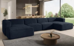 Designer Sofa Comfy U in Samt