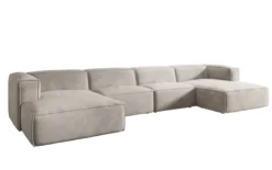 Designer Sofa Comfy U in Samt