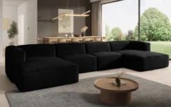 Designer Sofa Comfy U in Samt