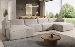 Designer Sofa Comfy U in Samt