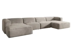 Designer Sofa Comfy U in Samt