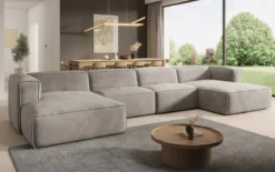 Designer Sofa Comfy U in Samt