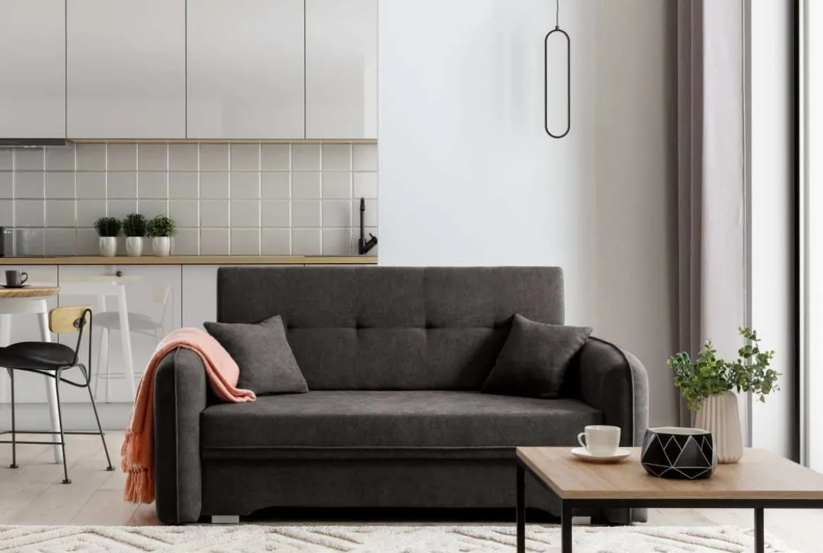 Designer Sofa Elayn mit Schlaffunktion