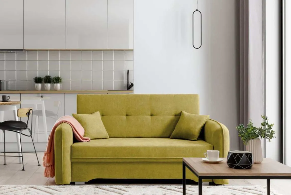 Designer Sofa Elayn mit Schlaffunktion