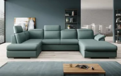 Designer Sofa Emiliano mit Schlaf- und Klappfunktion