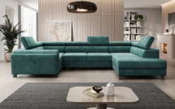 Designer Sofa Emilio mit Schlaf- und Klappfunktion